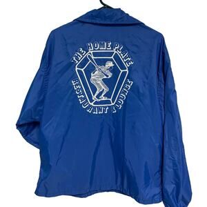 Russell Athletic Vintage The Home Plate Restaurant & Lounge Windbreaker Size M